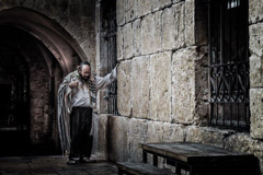 Masini Milena Rimini - Italy  -  Holy Jewish Man at King David Tomb /   -  