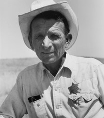 Pirkle Jones  -  Buck Hannackle, Deputy Sheriff & Ranch Foreman, 1956 / Silver Gelatin Print  -  11x14