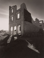 Al Weber  -  Bank Ruin, Rhyolite NV, 1970 /   -  9.5 x 7.25