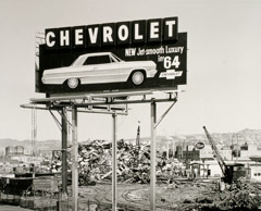 Rondal Partridge  -  New Chevy, Emeryville, CA, 1964 / Silver Gelatin Print  -  14 x 18