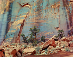 Philip Hyde  -  Hyde's Wall, East Moody Canyon, Escalante Wilderness, Utah, 1968 / Pigment Print  -  Available in multiple sizes