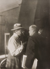 Victor Bulla  -  Vladimir Lenin with Elena Stasova at the Second Congress of the Comintern, 1920 / Silver Gelatin Print  -  8.5x6.25