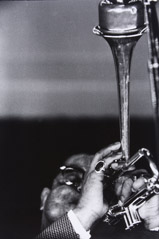 Herb Snitzer  -  Dizzy Gillespie, 1959 / Silver Gelatin Print  -  15 x 10