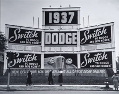 John Gutmann  -  Switch to Dodge, Detroit, 1936 /   -  11x14 