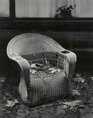Wynn Bullock  -  Old Chair, 1951 / Silver Gelatin Print  -  9.25 x 7.25