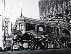 John Gutmann  -  Automobile Transport, Chicago, 1936 / Silver Gelatin Print  -  11x14 